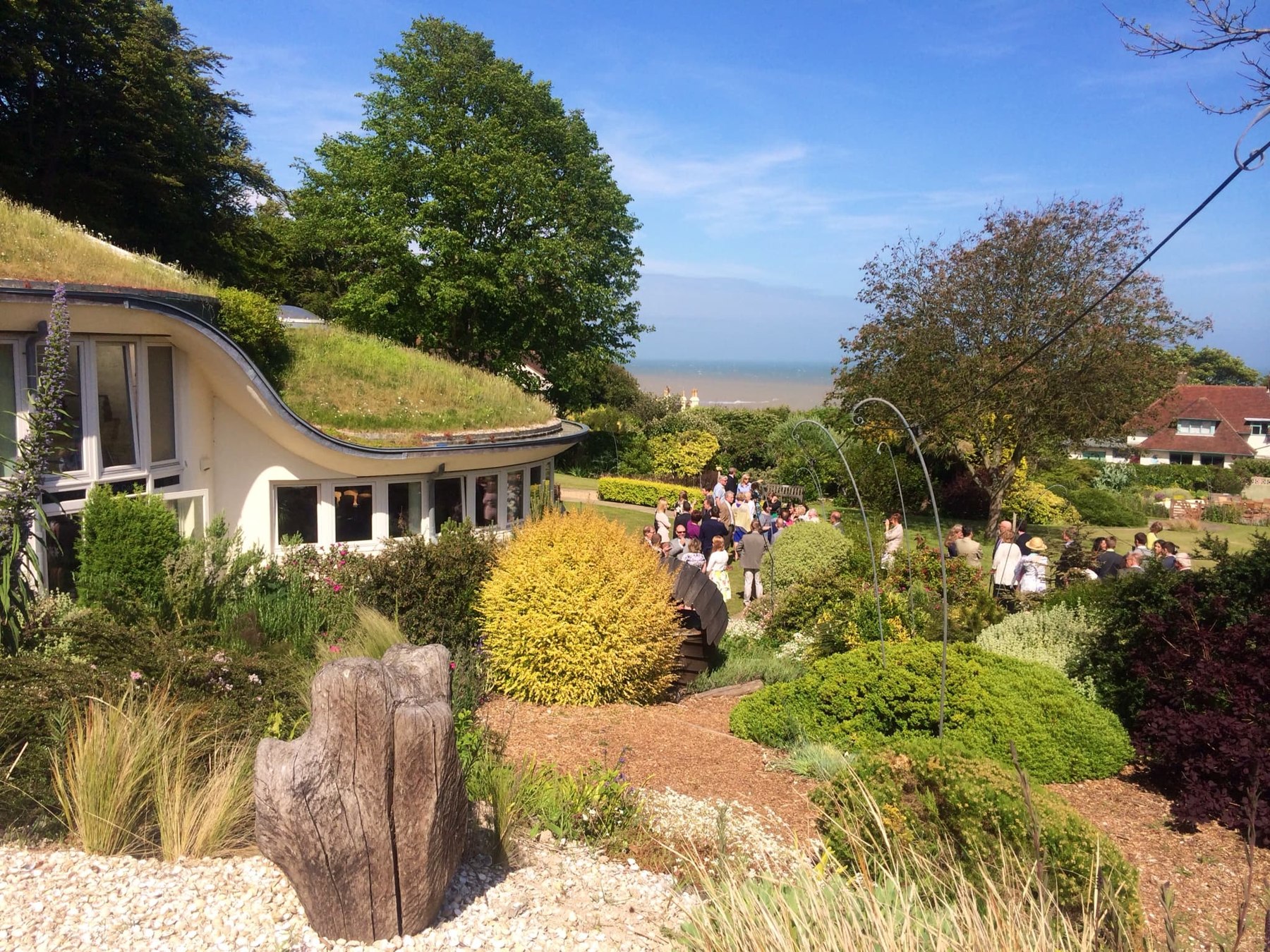 The venue and its landscaped gardens at The Pines Calyx