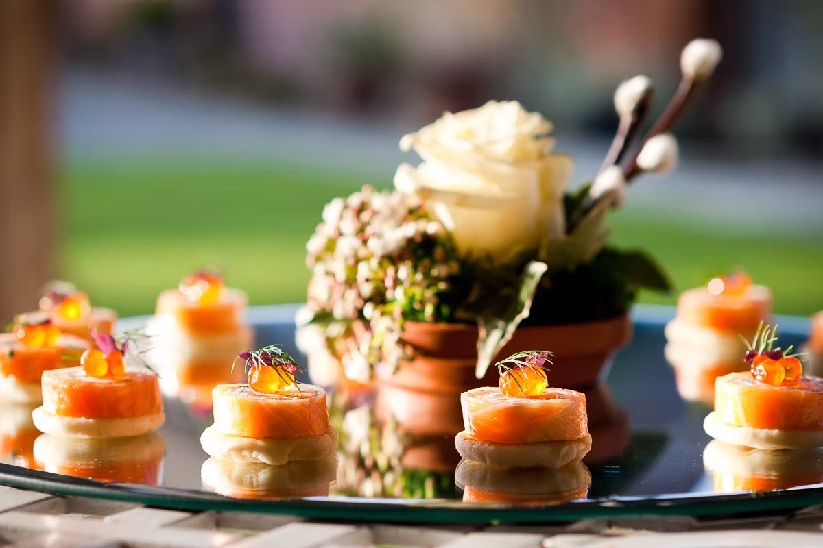 Salmon Roulade Canapés