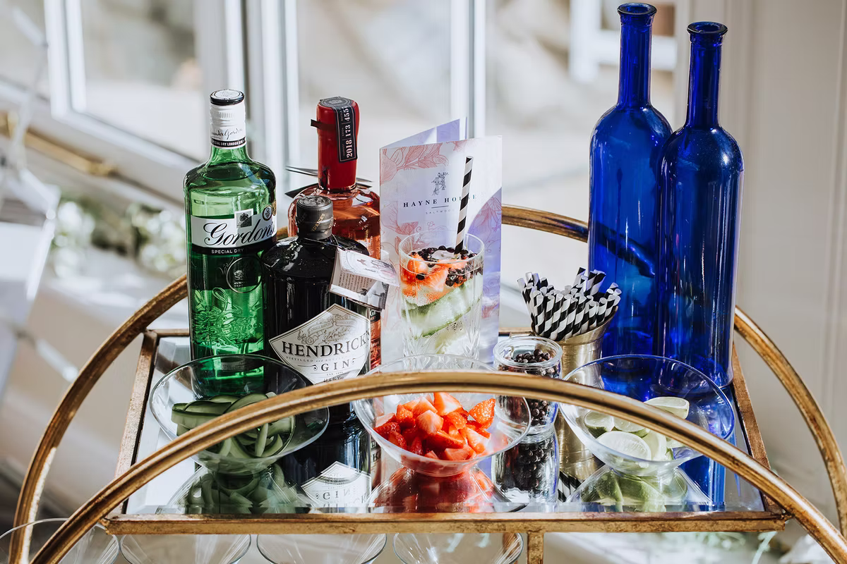 Drinks Trolley at Hayne House