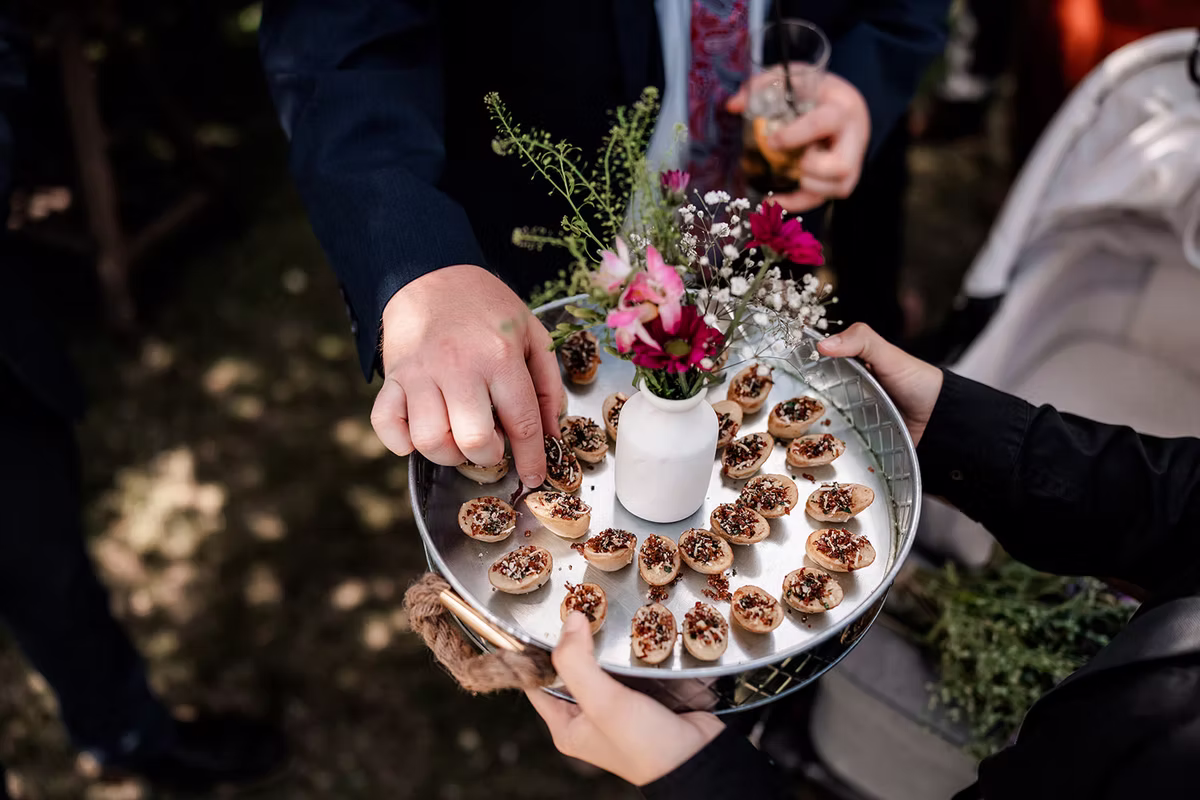 Canapés at Marleybrook House
