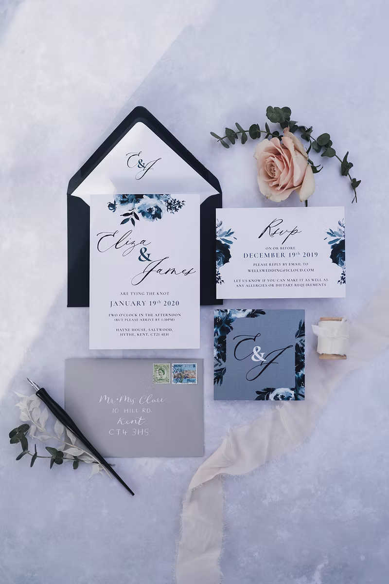 Wedding Stationary captured by Jack Corthine