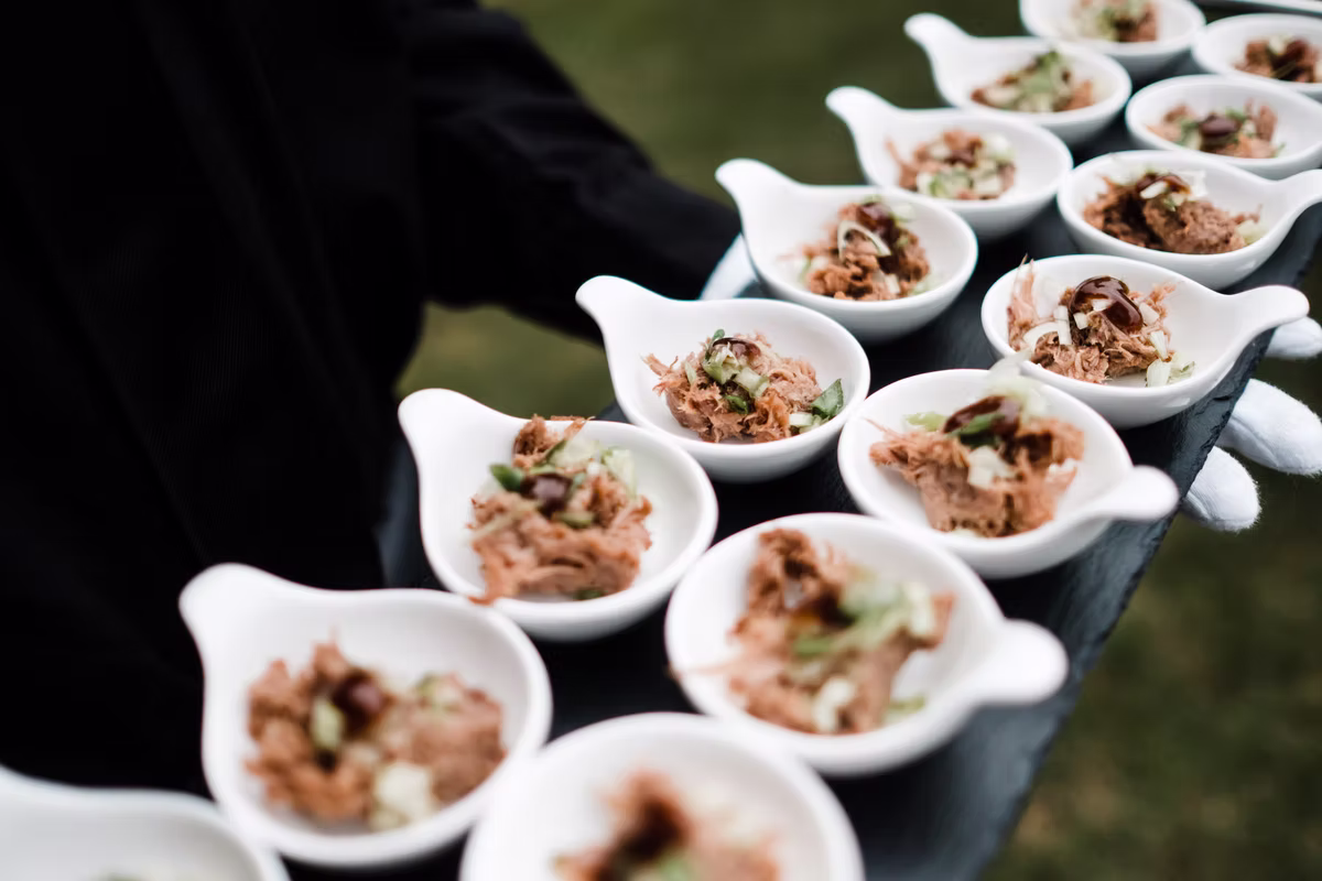 Shredded Duck Canapés