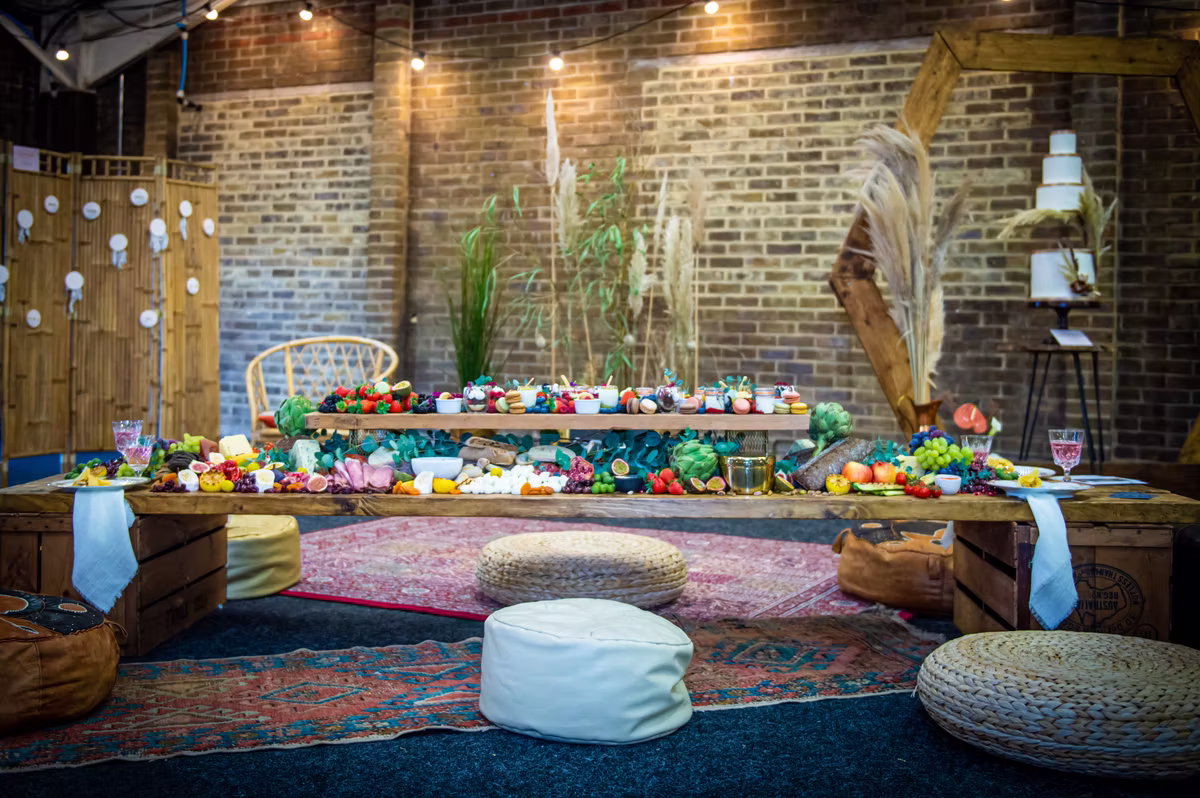 Boho Vintage Grazing Table