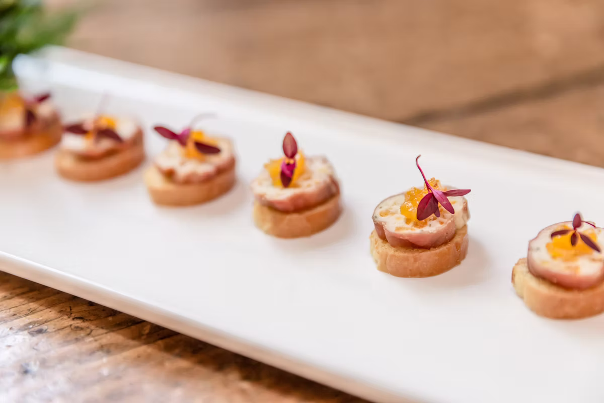 Chicken and Apricot Roulade Canapé