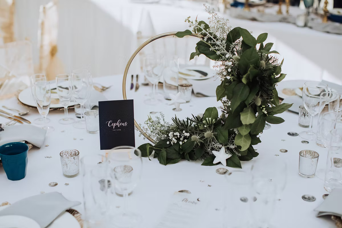 Gorgeous Centre Pieces created at Hayne House