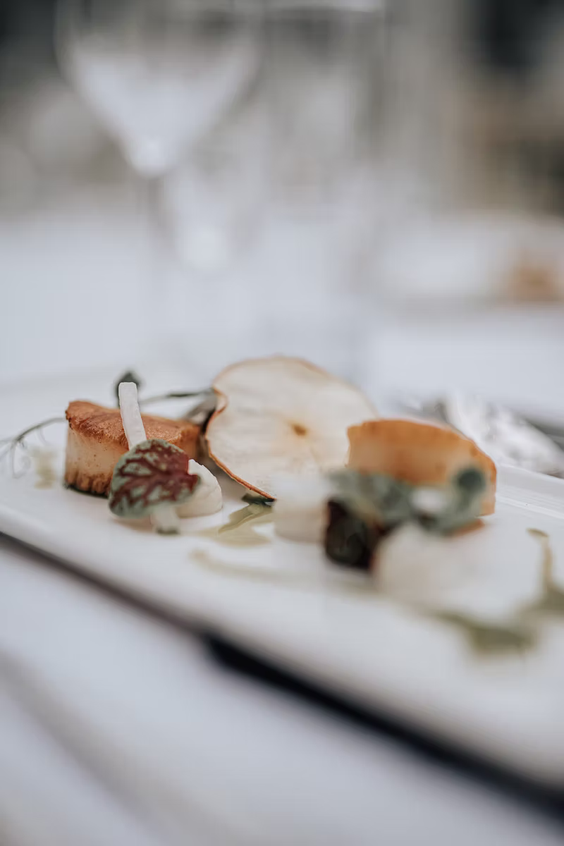 Scallop Starter with Black Pudding