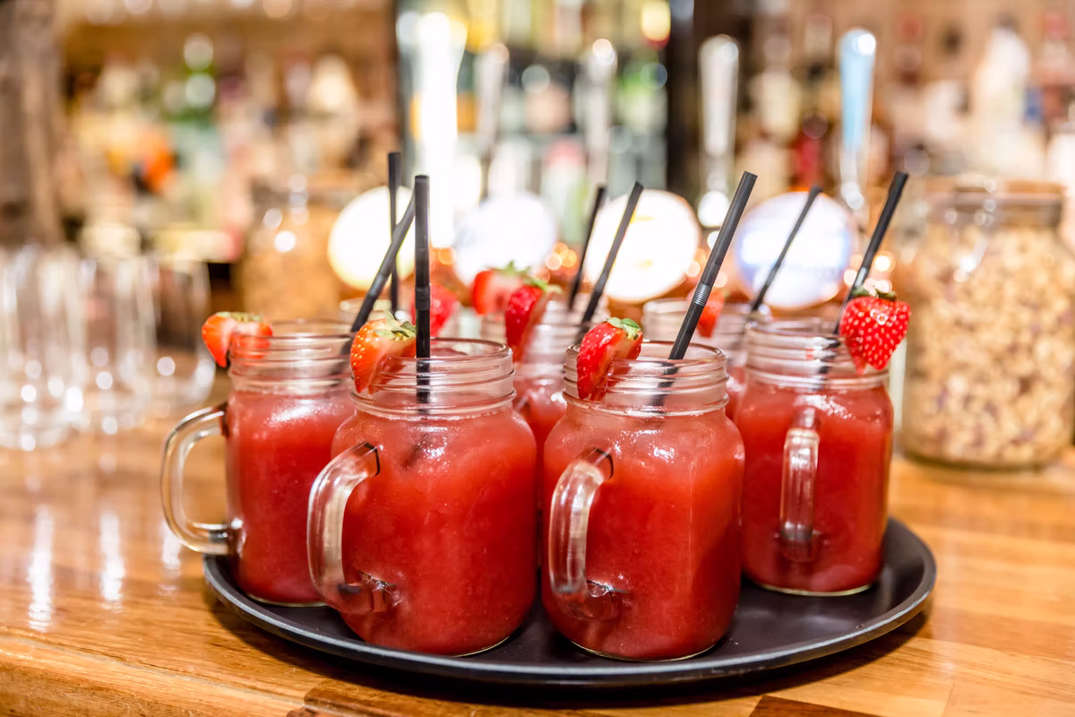 Strawberry Cocktails captured by Alexa Kelly