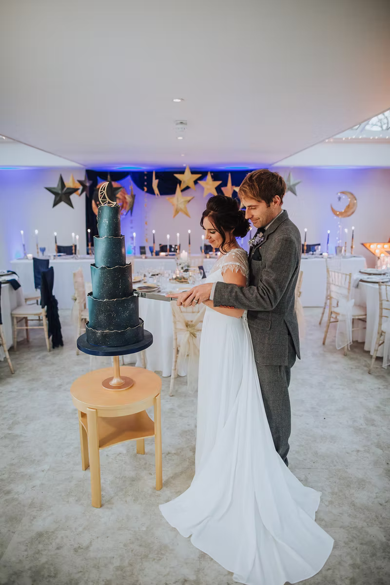 Cake cutting at Hayne House
