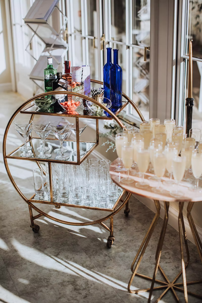 Drinks Trolley at Hayne House