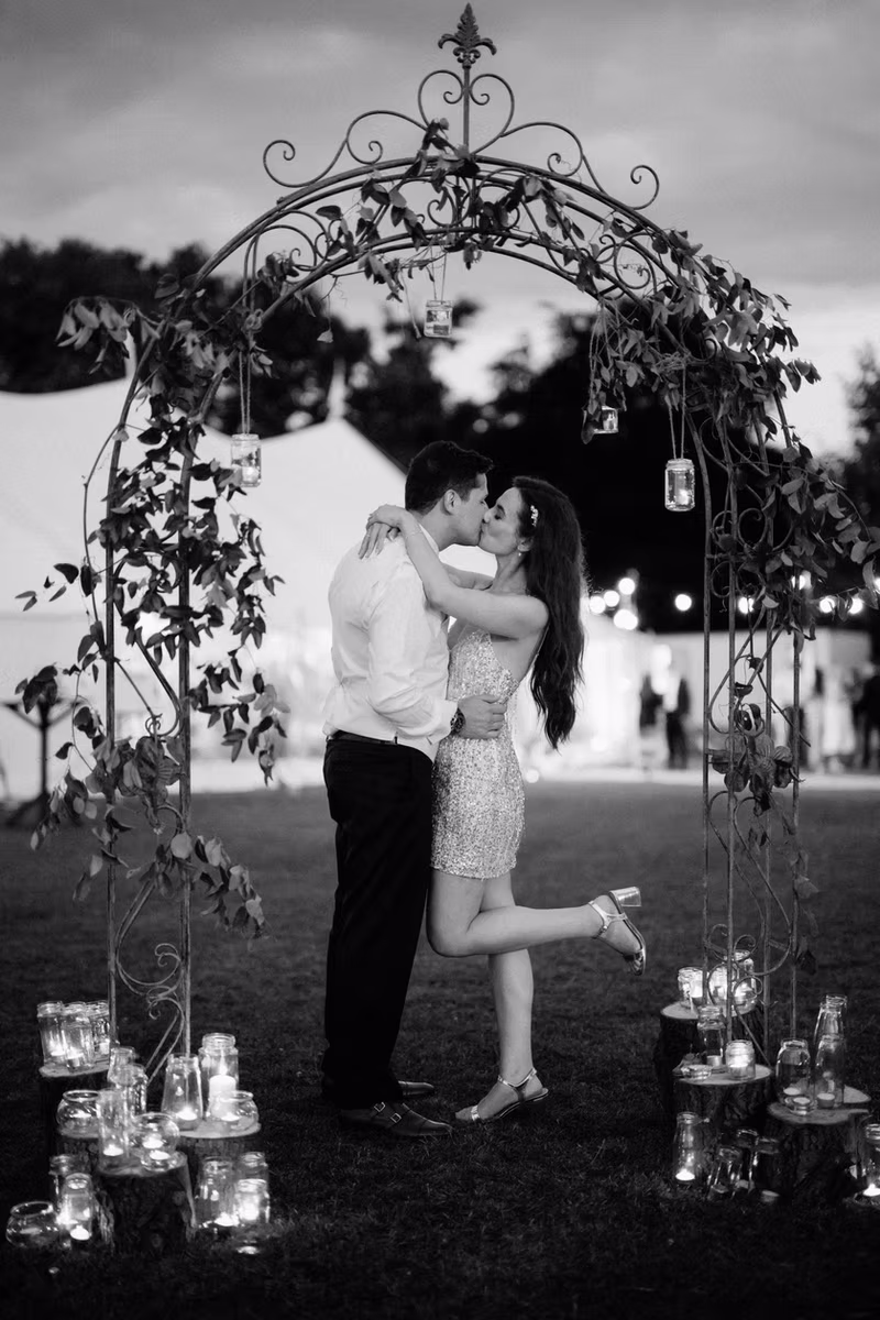 Candlelit Grounds captured by James Pearce Photography