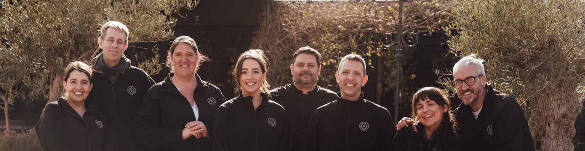 Members of the Anderson’s team together outside