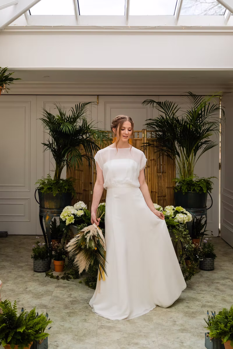 Blushing Bride at Hayne House
