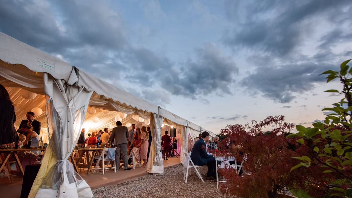 Evening Marquee Reception