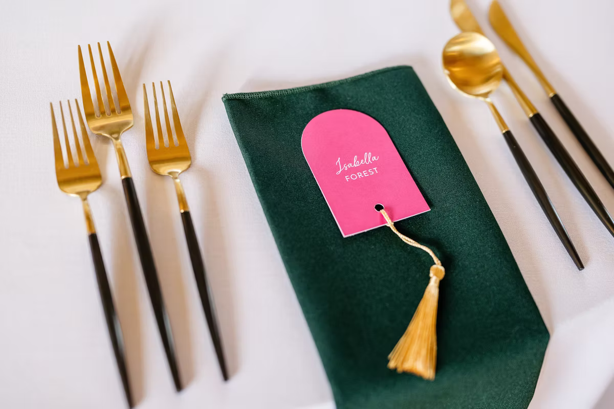 Cutlery supplied by Kent Crockery