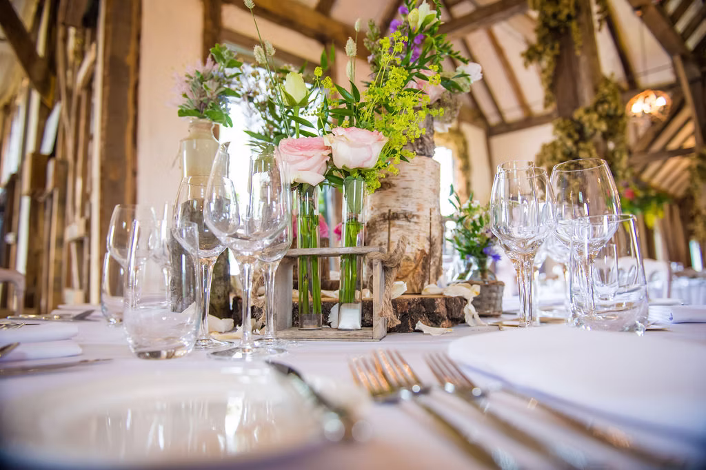 Place Setting at Winters Barns