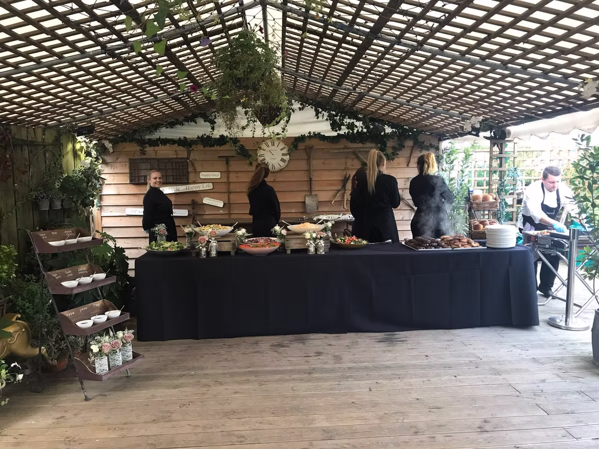 Barbeque at Marleybrook House