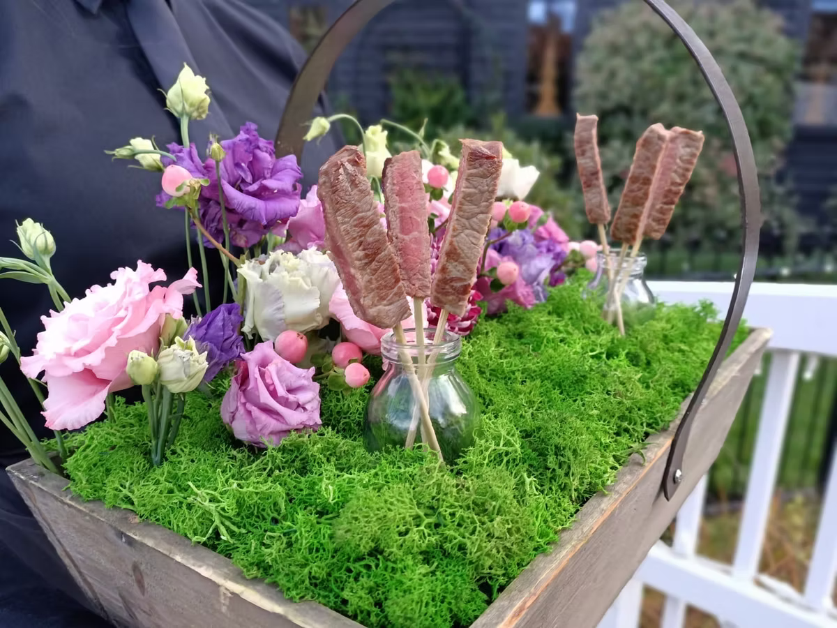 Stunning Canapé Flower Box