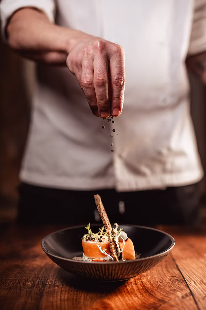 Salmon Roulade Starter