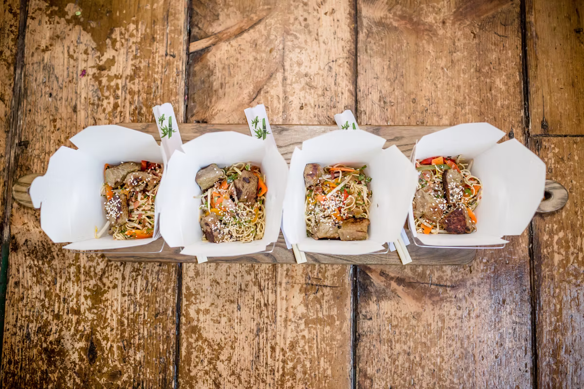 Oriental Noodle Boxes captured by Alexa Kelly
